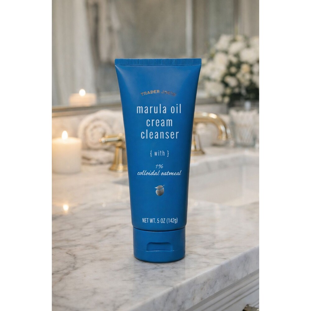 Trader Joe's Marula Oil Cream Cleanser with 1% Colloidal Oatmeal 5 Oz / 142g
